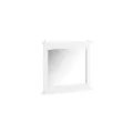SoBuy Wandspiegel mit 1 Ablage Weiß 60x6x53,5cm Modern