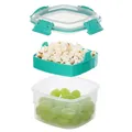 Snackbox 400ml Sistema TO GO | Frischhaltedose BPA-frei mit Fächern klein
