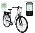 Zündapp E-Bike Z502 City 28 Zoll 7-Gang 522 Wh weiß lila