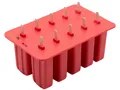 ZOLLNER24 Eisform, (12-tlg), für 10 Eis inkl. 10 Holzstäbchen