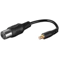 Goobay CA 1017 IEC-female/MCX male 0,1m Koaxial Adapter # 67227