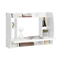 SoBuy® FWT18-W Wandtisch in weiß Wandschrank Schreibtisch Computertisch Kinderschreibtisch BHT ca:82x60x39cm