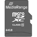 MediaRange microSDXC Speicherkarte 64 GB Klasse 10 SD-Karten Adapter 60 MB/s ...