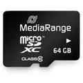 64 GB MediaRange microSD Class 10 Retail inkl. Adapter auf SD