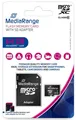 microSDXC-Karte 64GB, MediaRange, class10, mit Adapter