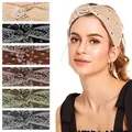 Haarband Damen Sommer 6 Stück Stirnband Damen Sommer Mehrfarbig Blumendruck Dread Haarband für Alltag Sport Yoga