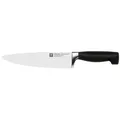 Zwilling Besteck-Set Kochmesser ZWILLING VIER STERNE LBH 33x2x5 cm schwarz schwarz