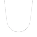 Amor Collier 925 Sterling Silber Unisex Damen Herren Halsschmuck, 42 cm, Silber, Kommt in Schmuck Geschenk Box, 2017792