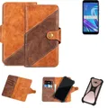 Handy-Hülle für Asus ZenFone Max (M1) ZB556KL Wallet Case Cover Smarthphone Br