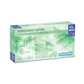 Arnowa GmbH ARNOMED Nitril Peppermint Green Einmalhandschuhe, puderfrei, grün, Reißfeste Nitrilhandschuhe mit rollbaren Rand, 1 Packung = 100 Stück, Größe XL 386-XL