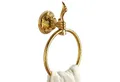 Belle Arti Handtuchhalter Luxus Handtuchhalter Handtuchring Handtuchstange Badaccessoire Messing, Badetuchhalter Badetuchaufhänger Badetuchhaken gold poliert rostfrei