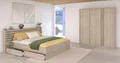 Parisot Schlafzimmer-Set Parisot Escale, (3-tlg), Einsatz im Kleiderschrank drehbar - Eiche oder Weiss, viel Stauraum