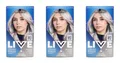 3x Schwarzkopf Live Urban Metallics U71 Metallic Silver EAN401510081684
