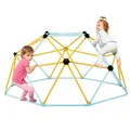 VEVOR Kletterkuppel 1,80 m hohes geometrisches Kletterkuppel-Spielzentrum für Kinder von 3 bis 9 Jahren, Klettergerüst 272 kg Tragfähigkeit, mit Klettergriff, Spielgerät Hinterhof Garten