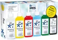 KREUL 42847 - Window Color Aktionsset, für kleine und große Kreative, 5 x 80 ml