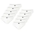 Götzburg Herren Slip 740921 10er Pack, Farbe:Weiß;Wäschegröße:XL