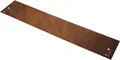 Rasenkante Cortenstahl 70 cm lang, 18,5 cm hoch, Beeteinfassung, Beetumrandung - Metall feuerverzinkt
