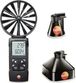 Testo 417 Set Flügelrad-Anemometer, Messung von Stömungen, Mittelwertbildung, La