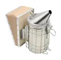 Dadant Smoker Standard (OriginaI) für Imker aus Edelstahl mit Blasebalg & Schutz