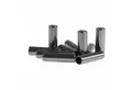 maDDma Knopf 10er Kordelenden Metall 5x17mm für 4mm Kordel, Schnur Endstück