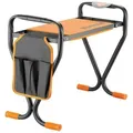 Gartenhocker Fx-kb1 Kniebank Für Den Garten, Klappbar – Bis 100 Kg – Mit Werkzeugtasche & Polster – Gartenhocker Für Gartenarbeit & Camping - Fuxtec