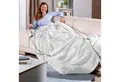 Delindo Lifestyle Heizdecke XXL Winterfell, 9 Heizstufen, 1-tlg., mit Abschaltautomatik, 215x240 cm groß, Lammfell-Optik, waschbar