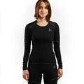 Odlo Thermounterwäsche für Damen Active X-Warm | Schwarz | Größe L | Langarm-Thermoshirt | Warme Skiunterwäsche