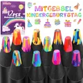 Elidepe Buntstifte Kinder, Mitgebsel Kindergeburtstag, 12 Regenbogenstift Stifte Kinder, Geschenke für Mädchen 5-12 Jahre, Basteln Mädchen 8 Jahre, Kindergeburtstag Gastgeschenke, Schultüte Füllung