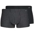 Skiny Slip Micro Multipack (2er Pack) klassisch, elastisch, bequem, feuchtigkeitsregulierend, schmaler Gummi schwarz M