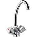 Waschtisch-zweigriffmischer Etou 244 Mm, Mit Versenkbarer Kette, Chrom