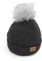 Origin Outdoors Reflective Beanie, schwarz mit Bommel