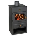 Kaminofen, Holzofen Wasserführend Prity, Modell K1 W8, Leistung 13.1kW