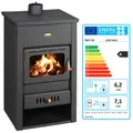 EEK A - Wasserführender Kaminofen Prity K2 CP W10- 6.2 + 7.1 Kw - EcoDesign 2022