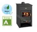 Kaminofen Warmwasserboiler Prity K2CP W13 Gusseisen Top BImSchV2 5,1+9,9 kw.