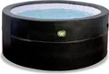 EXIT Leather Premium Aufblasbarer Whirlpool, 4 Personen, Jacuzzi für Outdoor, Whirlpool mit Jets, Schwarz