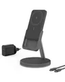 Anker 633 Magnetisches Kabelloses Ladegerät (MagGo), 2-in-1 Kabellose Ladestation, Abnehmbares Ladegerät, Nur geeignet für iPhone 15/15 Pro/15 Pro Max/14/14 Pro Max/13 und AirPods 2(Interstellar)