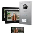 GOLIATH Basic Line Türklingel & Türsprechanlage mit Kamera für [MEHRFAMILIENHAUS] mit Smartphone App - Klingel mit Kamera & Monitor - Doorbell Camera - Video Sprech - & Gegensprechanlage mit Türöffner