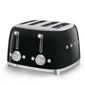 SMEG TSF03BLEU 50s Style 4 Scheiben Toaster Schwarz