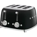 SMEG TSF03BLEU 4-Schlitz-Toaster Schwarz Toaster