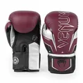 Elite Evo Boxhandschuhe Bordeaux/silber 10 oz Unisex Kunstleder Klettverschluss
