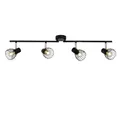 Brilliant Blacky Spot Strahler Decken Leuchte Lampe 4-flg Neo Retro Design
