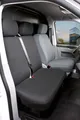 Walser Sitzbezüge für VW T5 Doppelbank vorne aus strapazierfähigem Polyester umlegbar ab BJ 09/2009 - heute, 10454