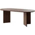 Ovo - Tisch Essstisch Oval, Holzoptik Nussbaum Wisconsin, 204 X 90 Cm - Selsey