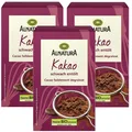 3x 125g Alnatura Kakao Bio schwach entölt für Getränke Kuchen und Desserts Kaba