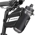 ROCKBROS Fahrrad Satteltasche Fahrradtasche Werkzeugtasche mit Flaschenhalter