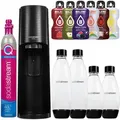 Wassersprudler SodaStream Terra Black + 2 Flaschen + Twin Fuse Bottles 0,5L + Bolero - Schwarz