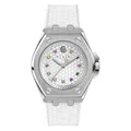 Philipp Plein Damen Uhr Analog Quarz PLEIN EXTREME LADY Weiss PWJAA0122 Silikon