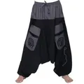 SIMANDRA Haremshose Simandra Herren Freizeithose (1-tlg) mit elastischem Bund grau S-M
