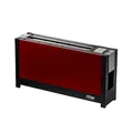ritter volcano 5 Langschlitz-Toaster mit Glasfronten rot