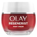 Olay Regenerist Crema De Noche, Fórmula Con Niacinamida (Vitamina B3) Y Péptidos, Hidrata Al Instante Y Durante 24H, Piel Más Firme En 14 Días, 50ml